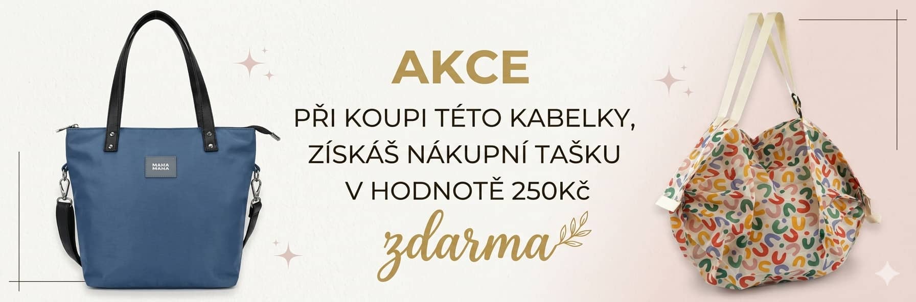 taška zdarma akce - danami